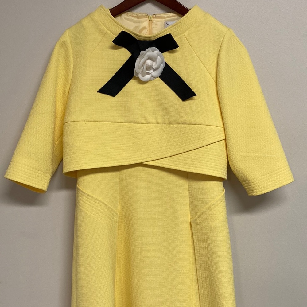 MIRI COUTURE  SIZE6  YELLOW 2 PIECE SET